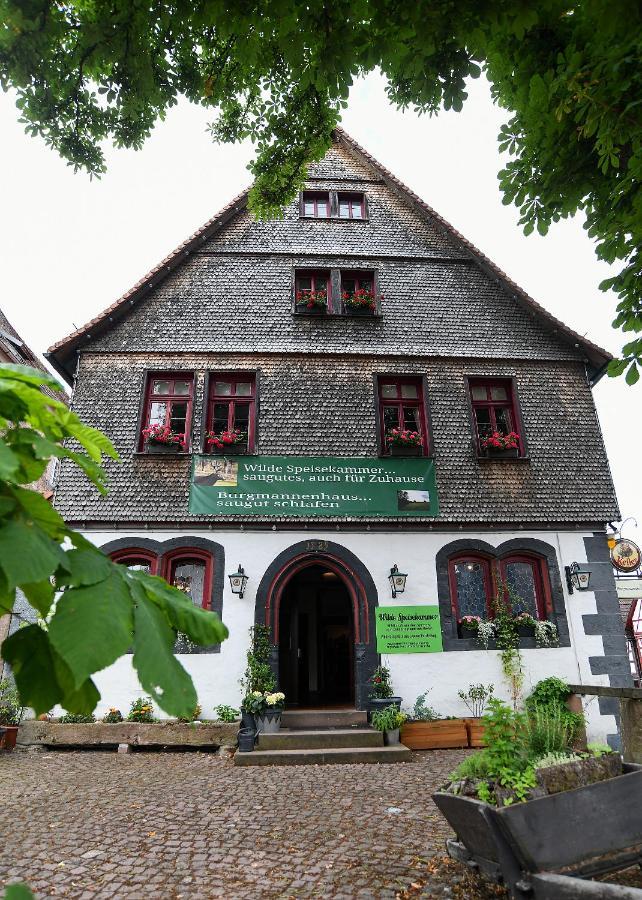Burgmannenhaus Hotel Steinau an der Straße Exterior foto